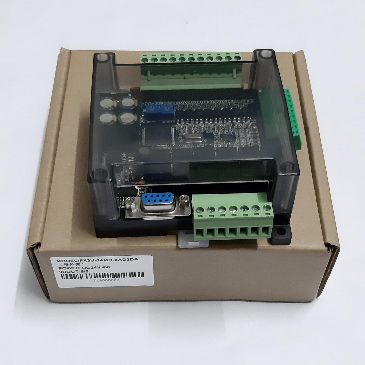 [HCM]PLC Board FX3U-14MR 6AD 2DA