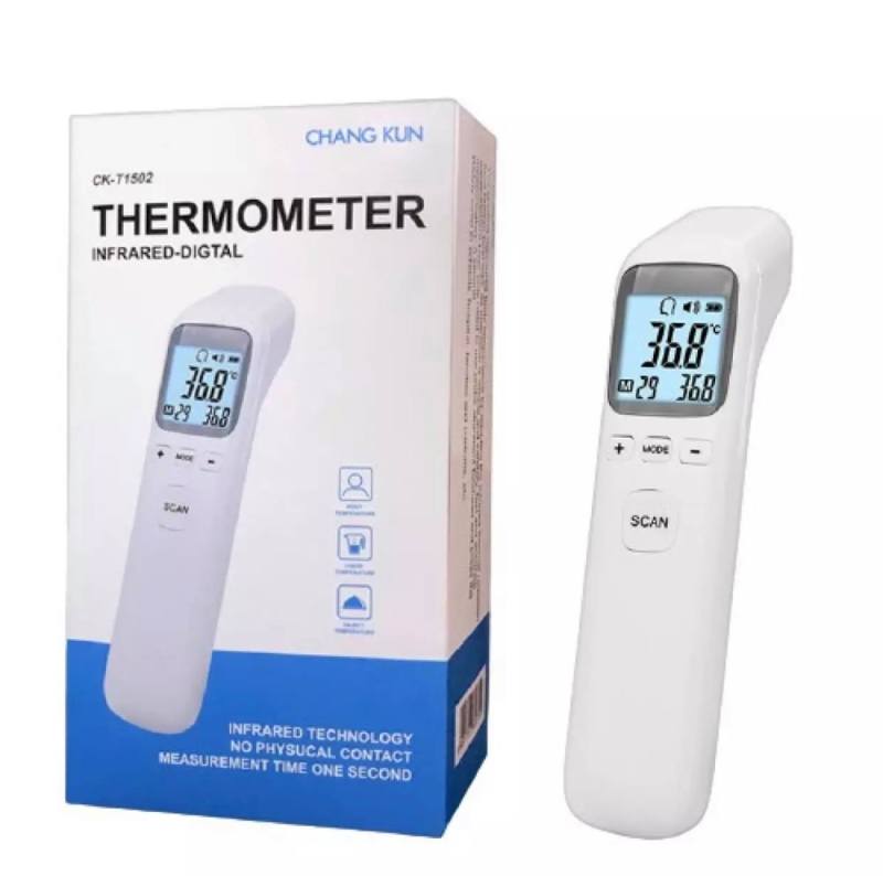 Nhiệt Kế Hồng Ngoại Đo Trán Infrared Thermometer CK-T1502 NHIỆT KẾ ĐIỆN TỬ ĐO KHÔNG TIẾP XÚC THEO DÕI THÂN NHIỆT - CHÍNH HÃNG cao cấp