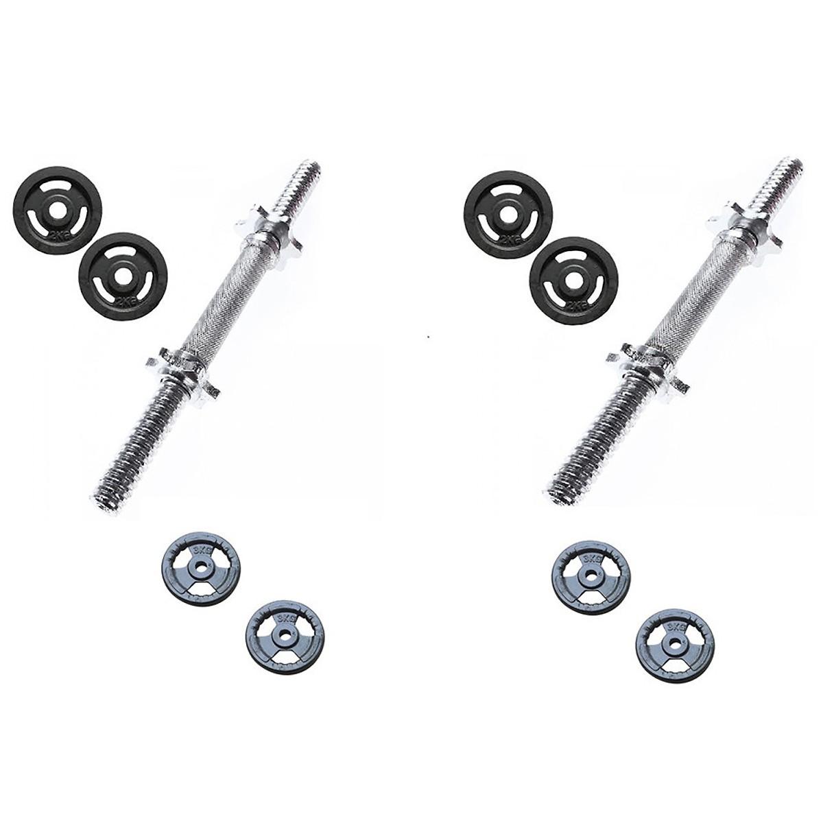 Bộ 2 Đòn Tạ Tay - 28kg Tạ