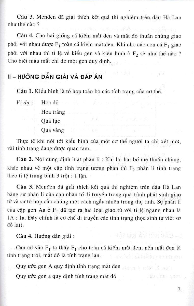 Giải Bài Tập Sinh Học Lớp 9