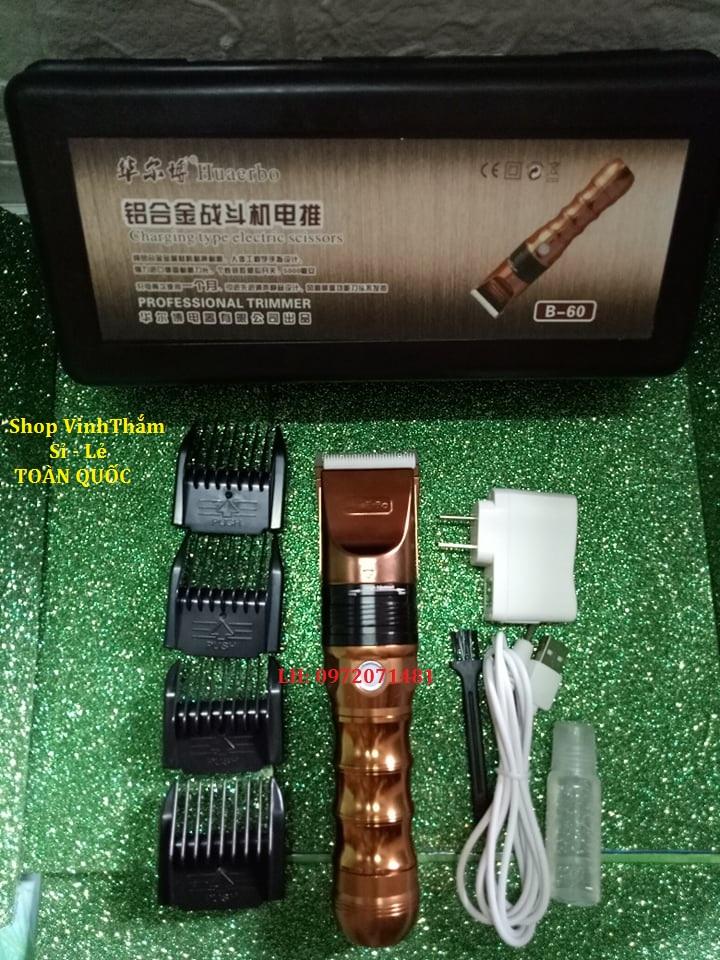 Tông đơ cắt tóc chuyên nghiệp pin trâu B60