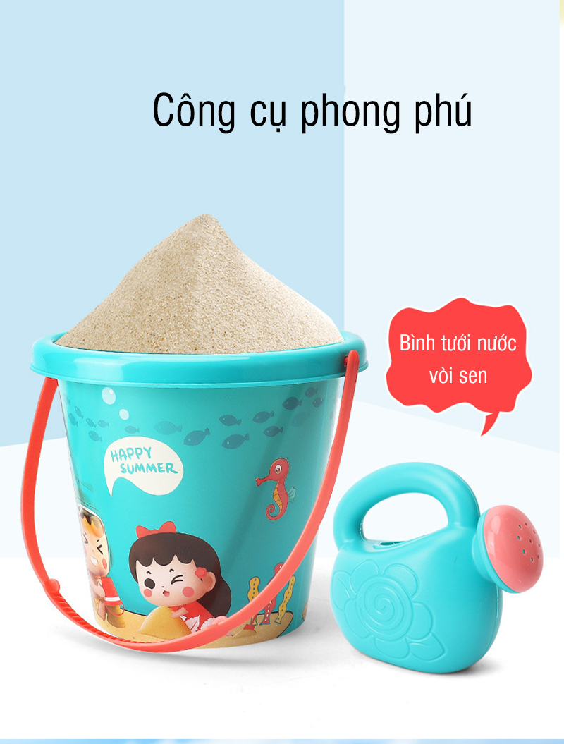 Bộ đồ chơi xúc cát đi biển cho trẻ em