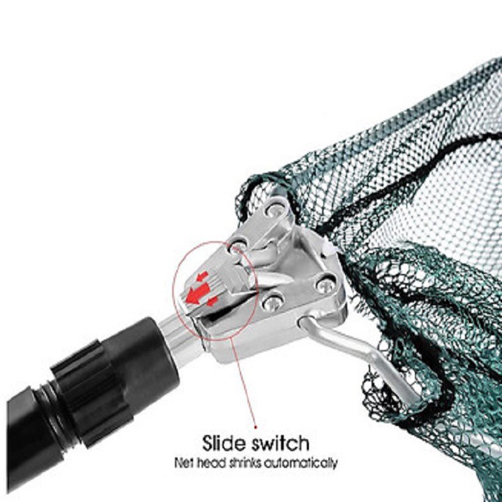 bộ vợt cá vợt xúc cá 2m1 cao cấp nano