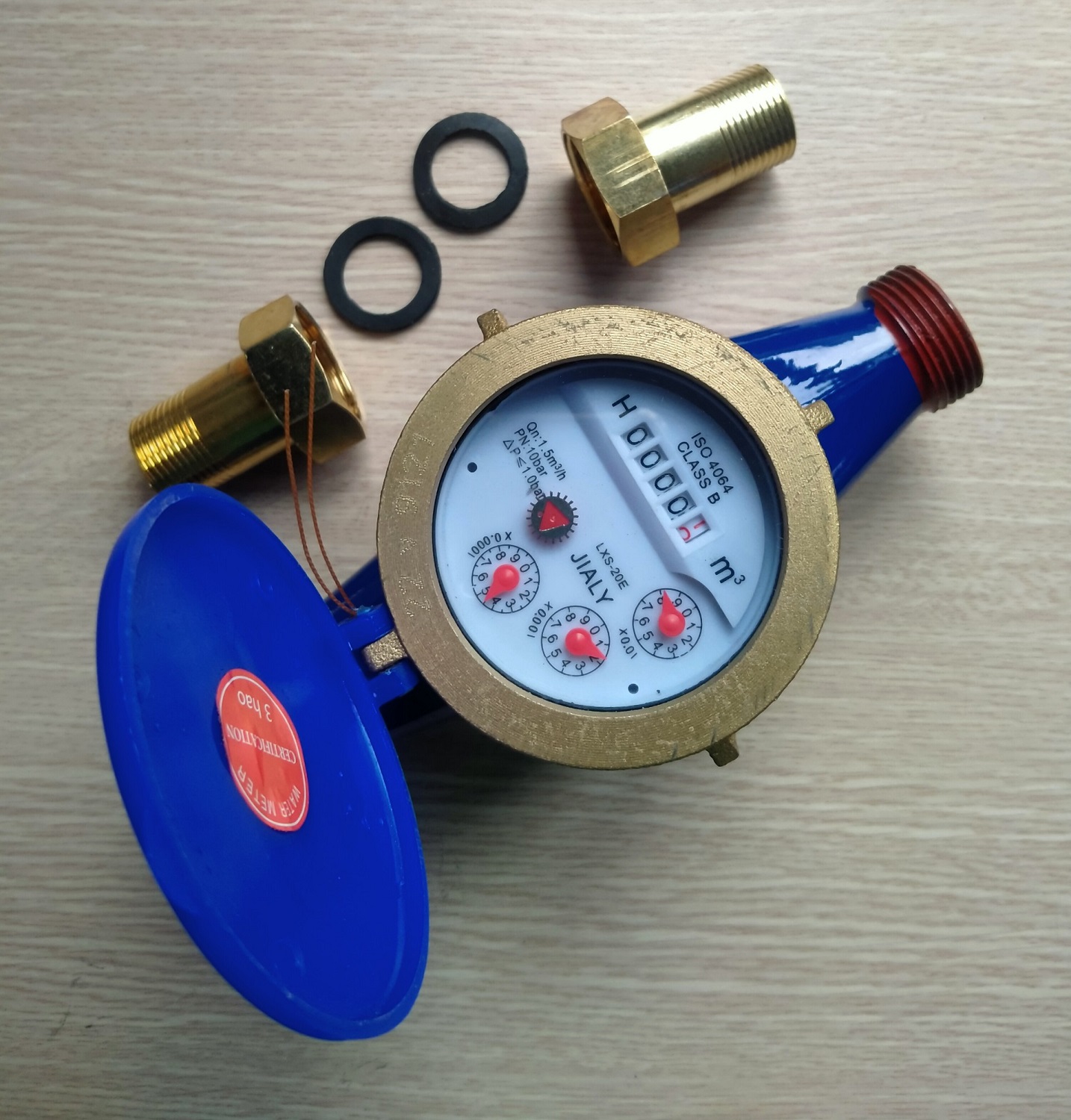 Đồng Hồ Đo Nước Gang 21 DN15 27 DN20 Lắp Phòng Trọ Căn Hộ