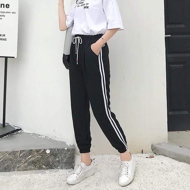 Quần nữ 2 sọc bo ống SLA2008