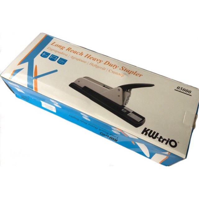 Máy bấm kim dài kw-trio 05000 dập ghim đại 100 tờ - 150 tờ - 200 tờ giữa giấy a3