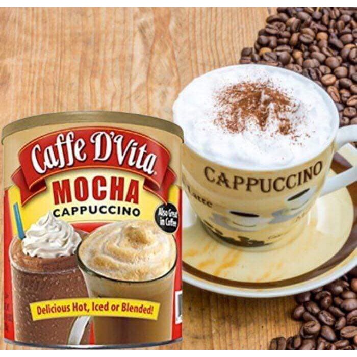 Cafe hòa tan Caffe D’Vita Mocha Cappuccino 1.8kg