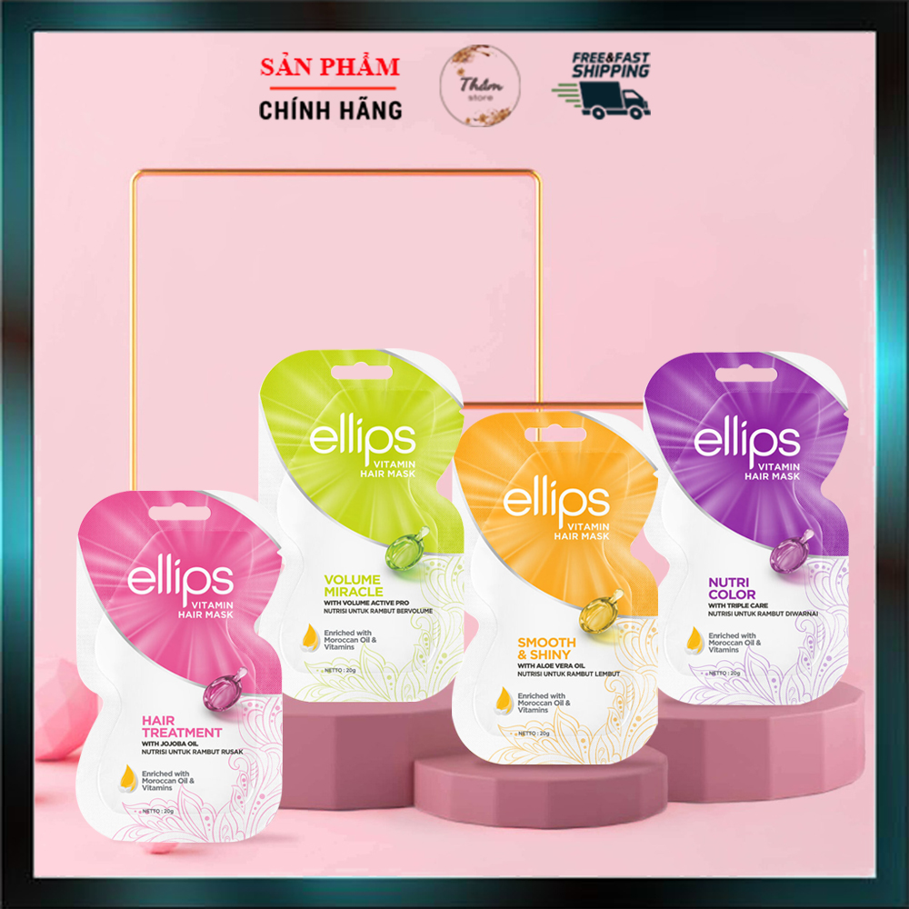 Kem Ủ Tóc Ellips Vitamin Hair Mask (20g)