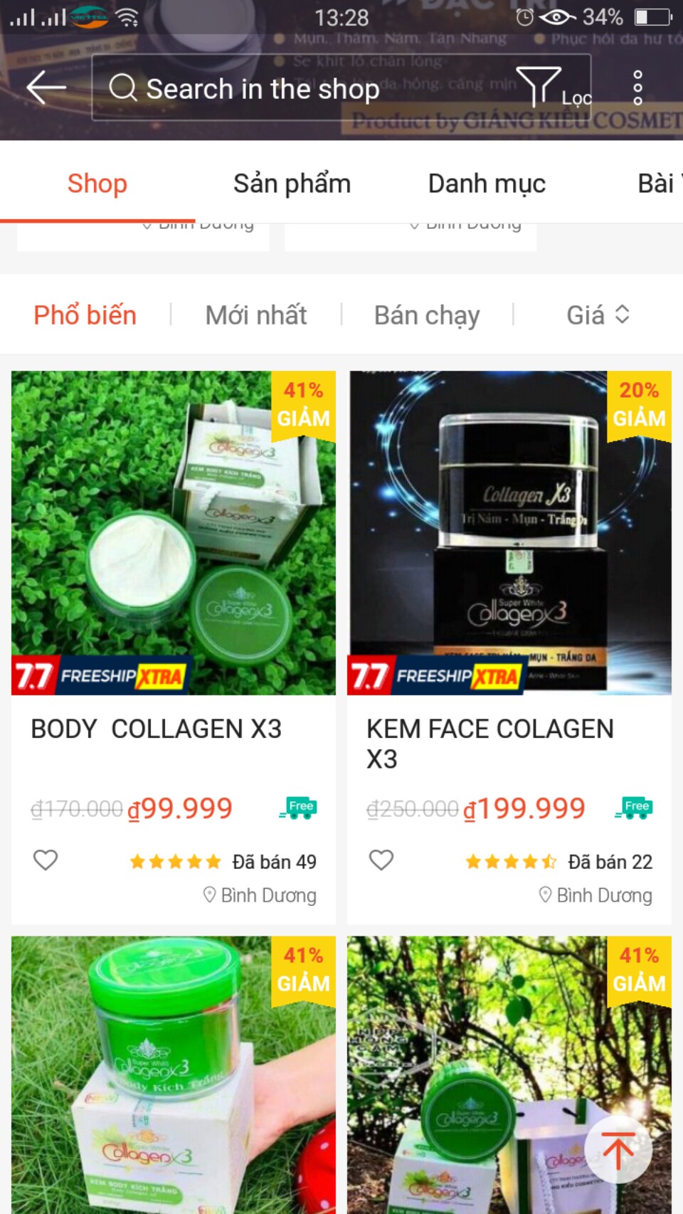 (Chính Hãng) body kích trắng collagen x3 Giáng Kiều 200gr