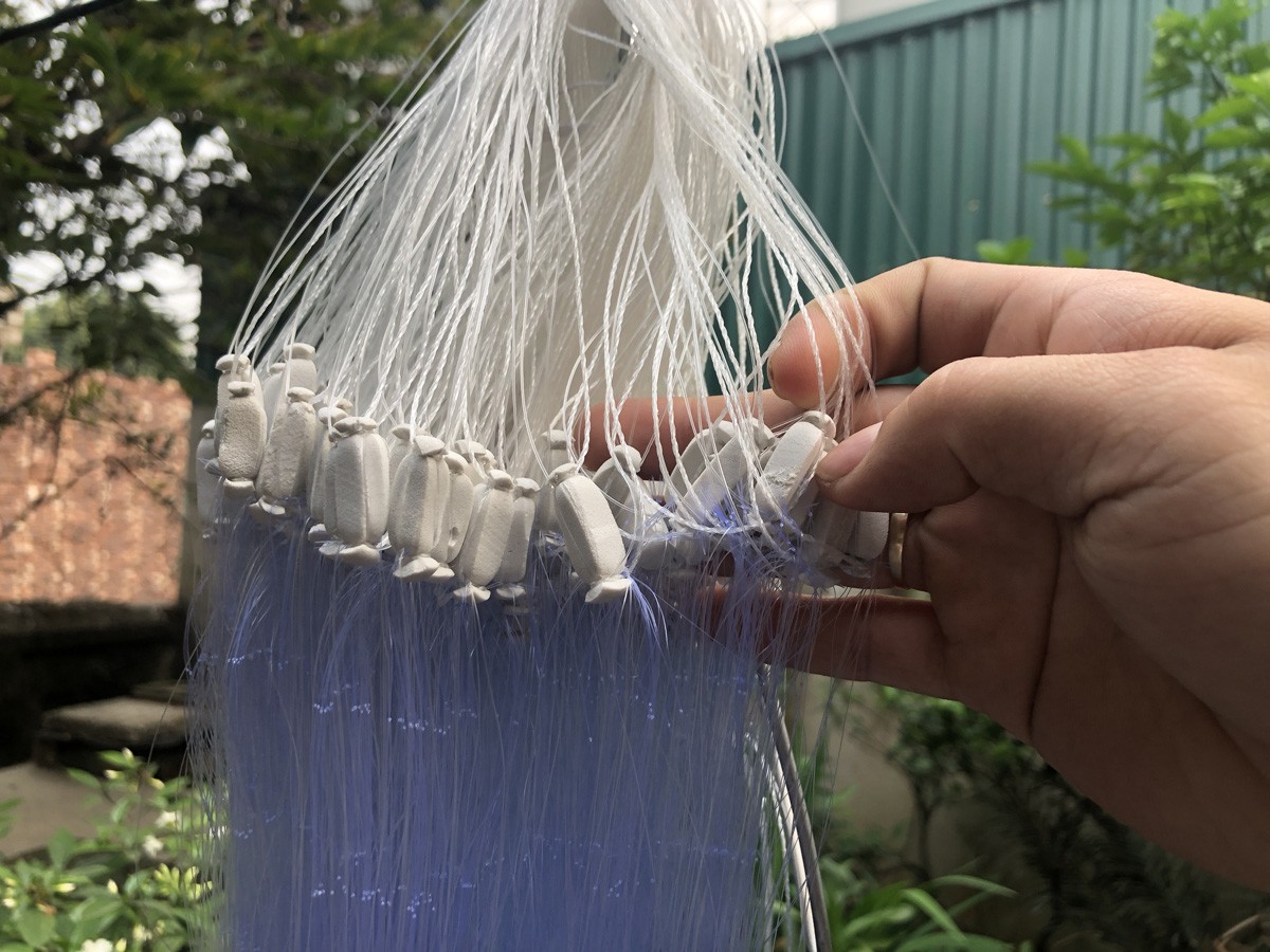 Lưới đánh cá Thái Lan- 3 màn - 1m2 - dài 80m