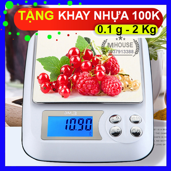 Table TopScale. Kitchen Scale, Digital Weight Scale Measuring 0.1g/2kg