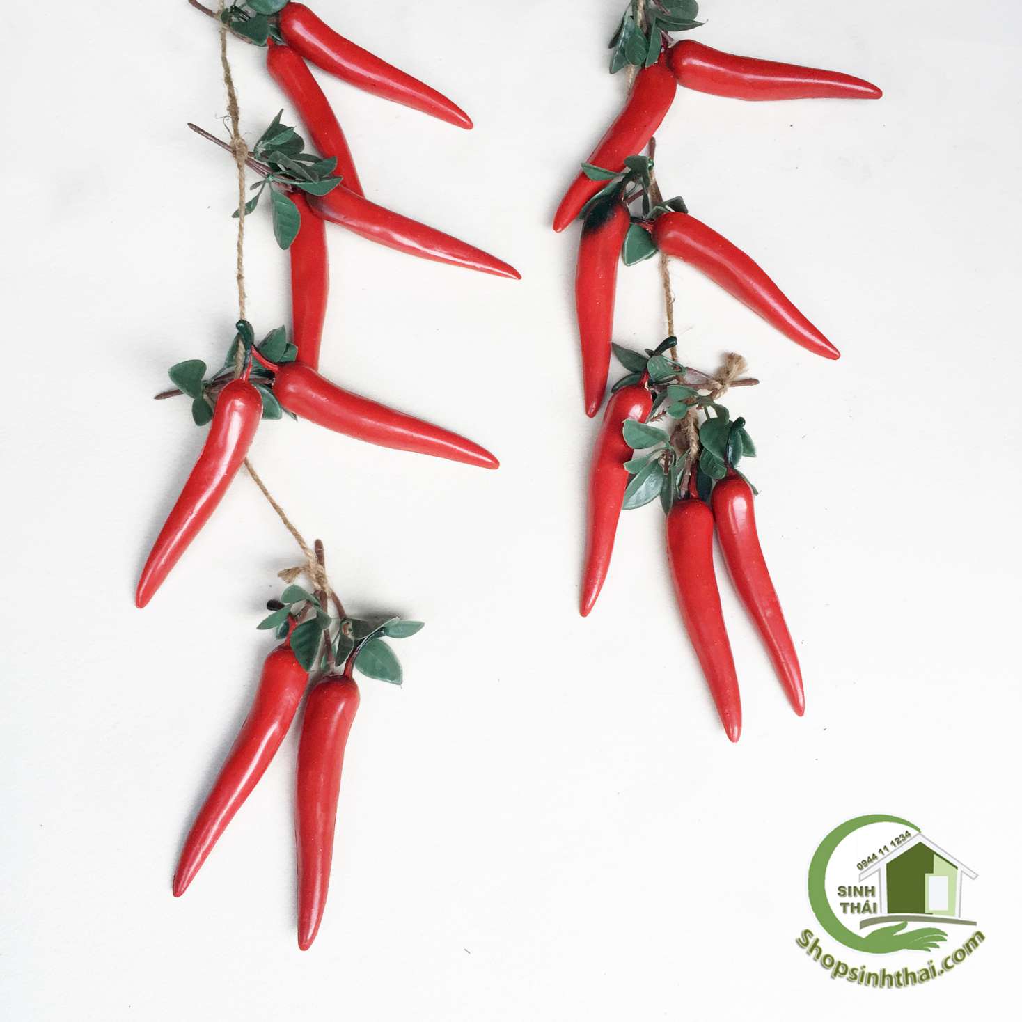 [HCM]Dây quả ớt giả - dây ớt trái lớn - trái cây củ quả giả cao cấp