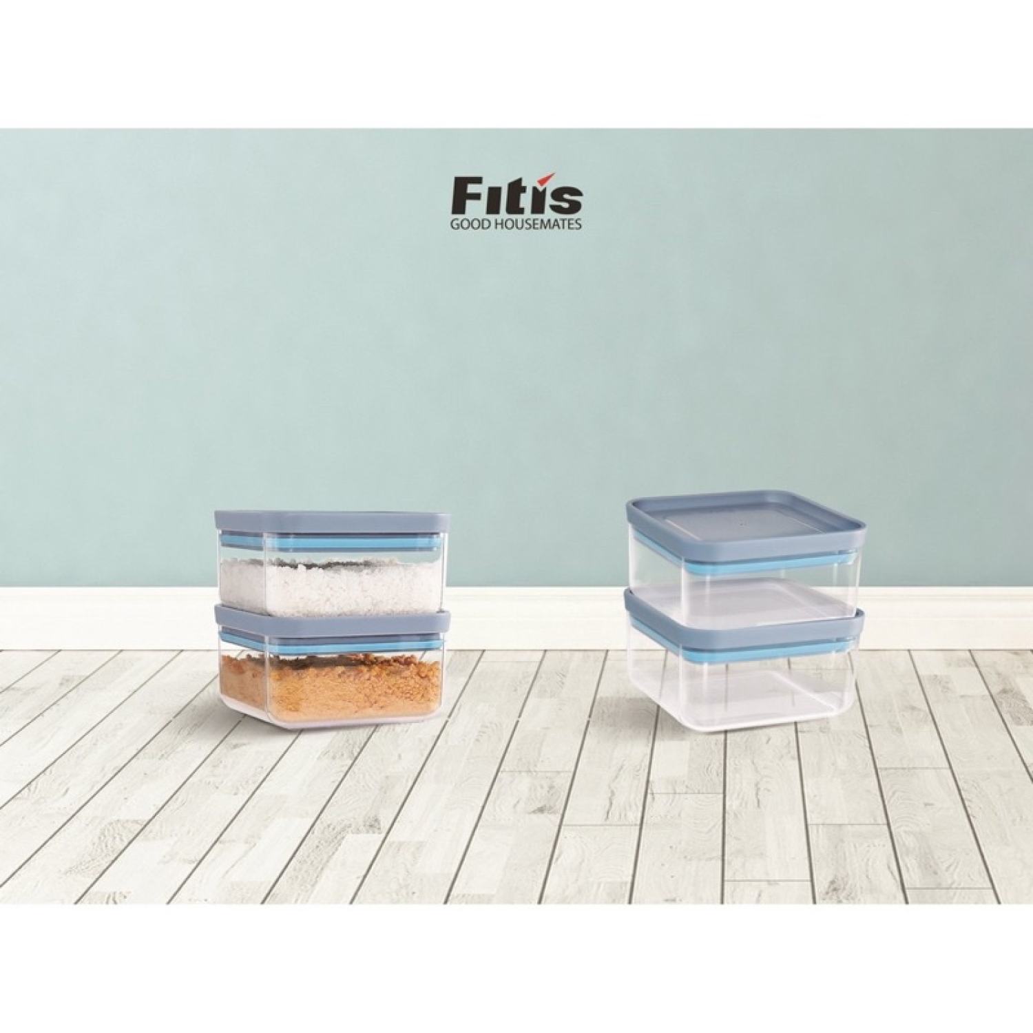 Bộ 2 hộp đựng thực phẩm Fitis Nora 1/2A