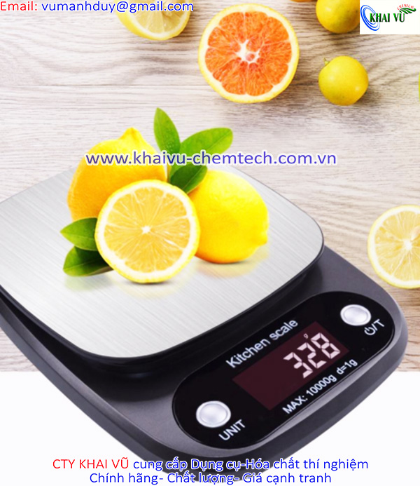 Cân điện tử mini 5kg-0.1g dùng trong nhà bếp cân thực phẩm làm bánh Ebalance Kitchen Scale - kèm pin