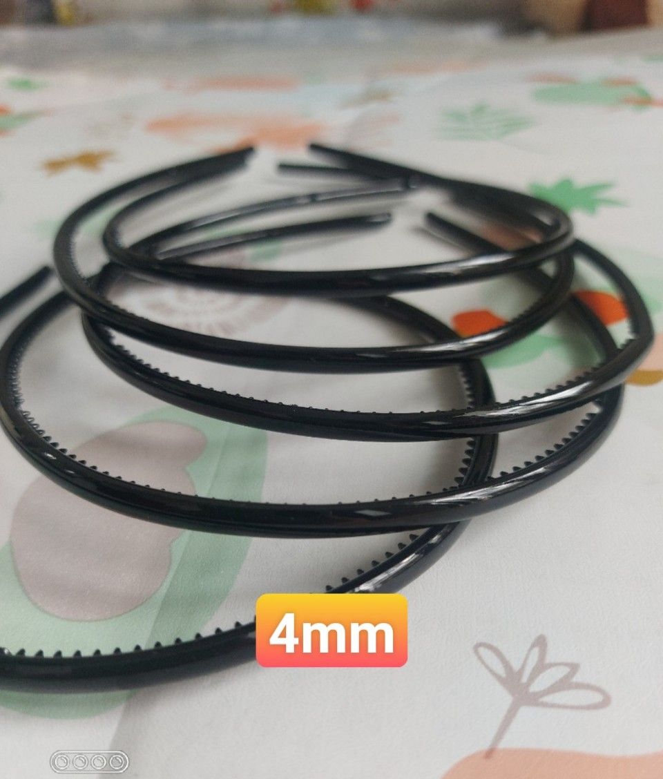 [HCM]- 2 CÀI TÓC ĐEN TRƠN 4MM ,8MM NHỎ