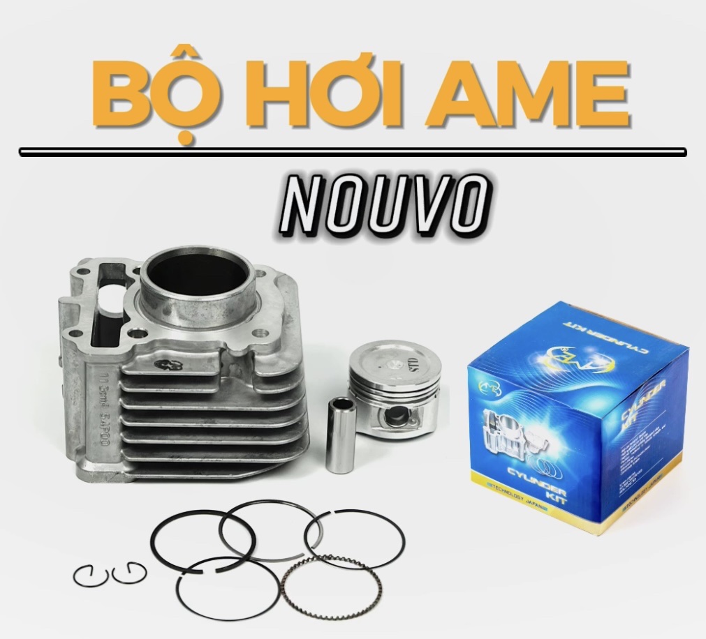 Bộ hơi/Xylanh Ame dòng xe ga (đủ mã)