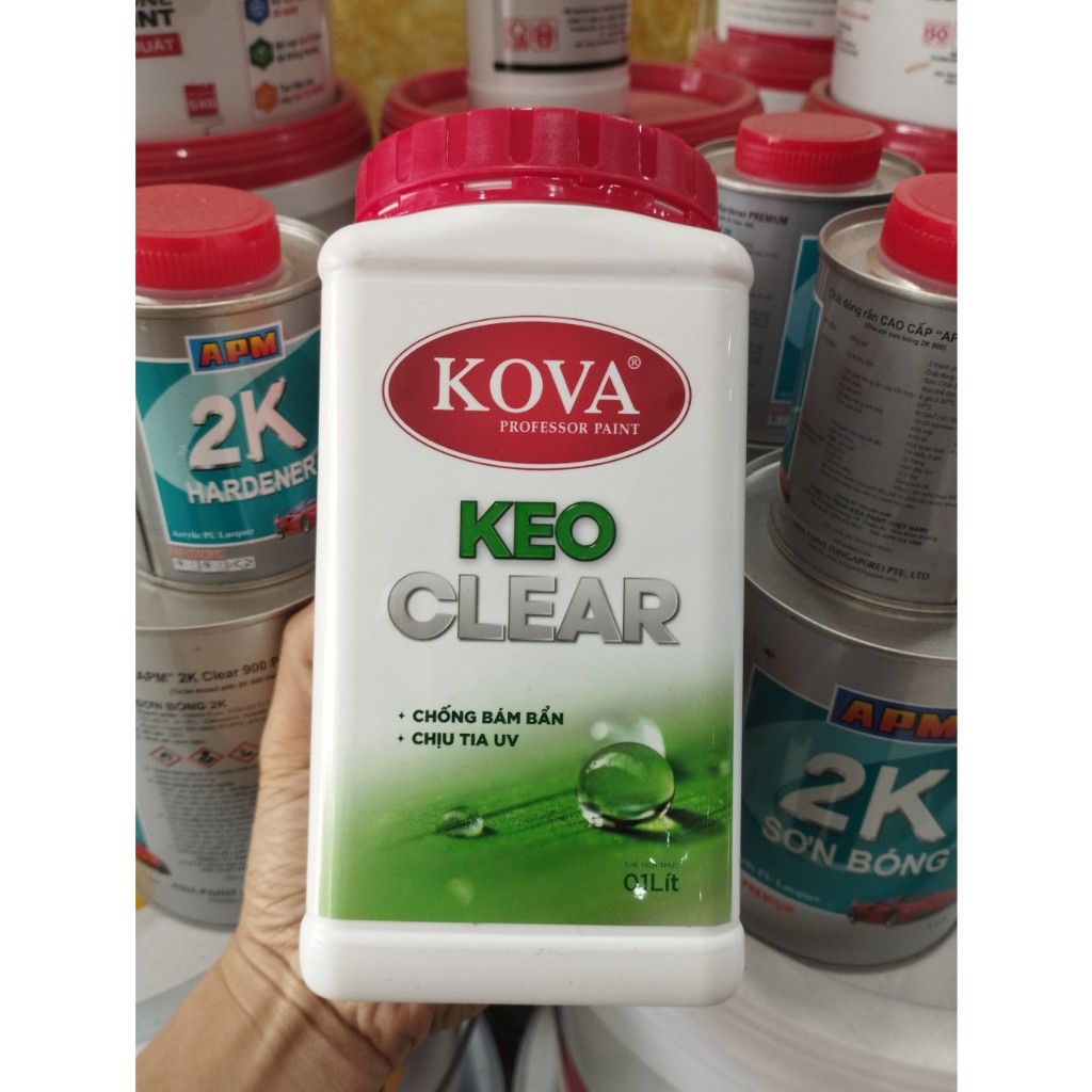 Glossy Glue (Water-Based Gloss Glue) Kova Clear W 1kg