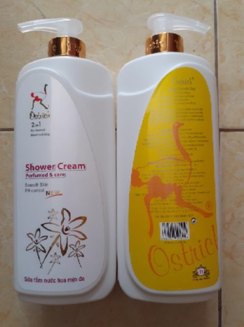 Sữa Tắm Đà Điểu Ostrich 900Ml
