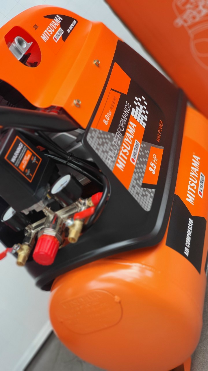 Máy Nén Khí Có Dầu Mitsuyama 3.5HP 30L