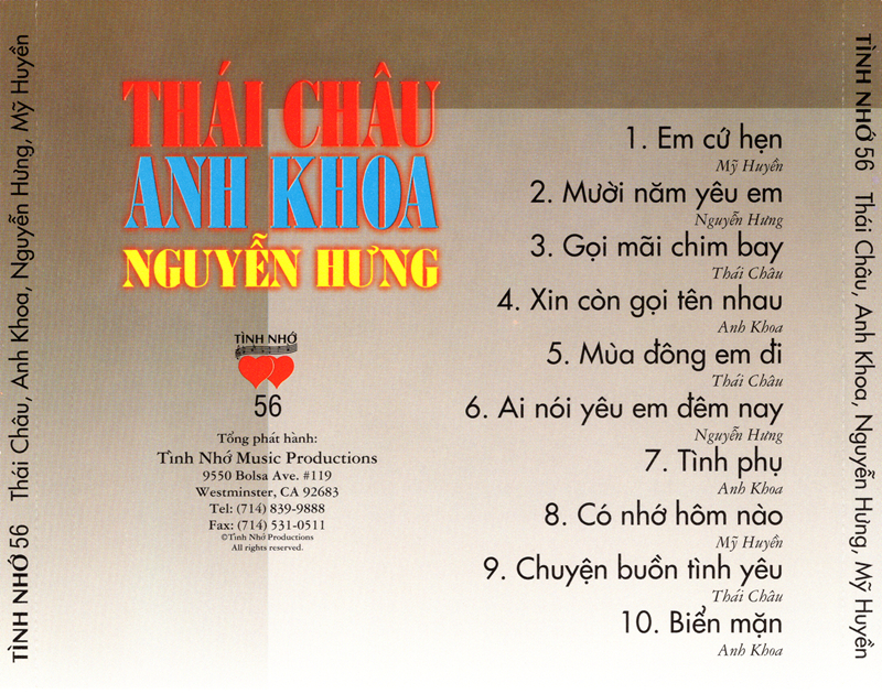Bộ 6 đĩa CD tiếng Hát Thái châu 3