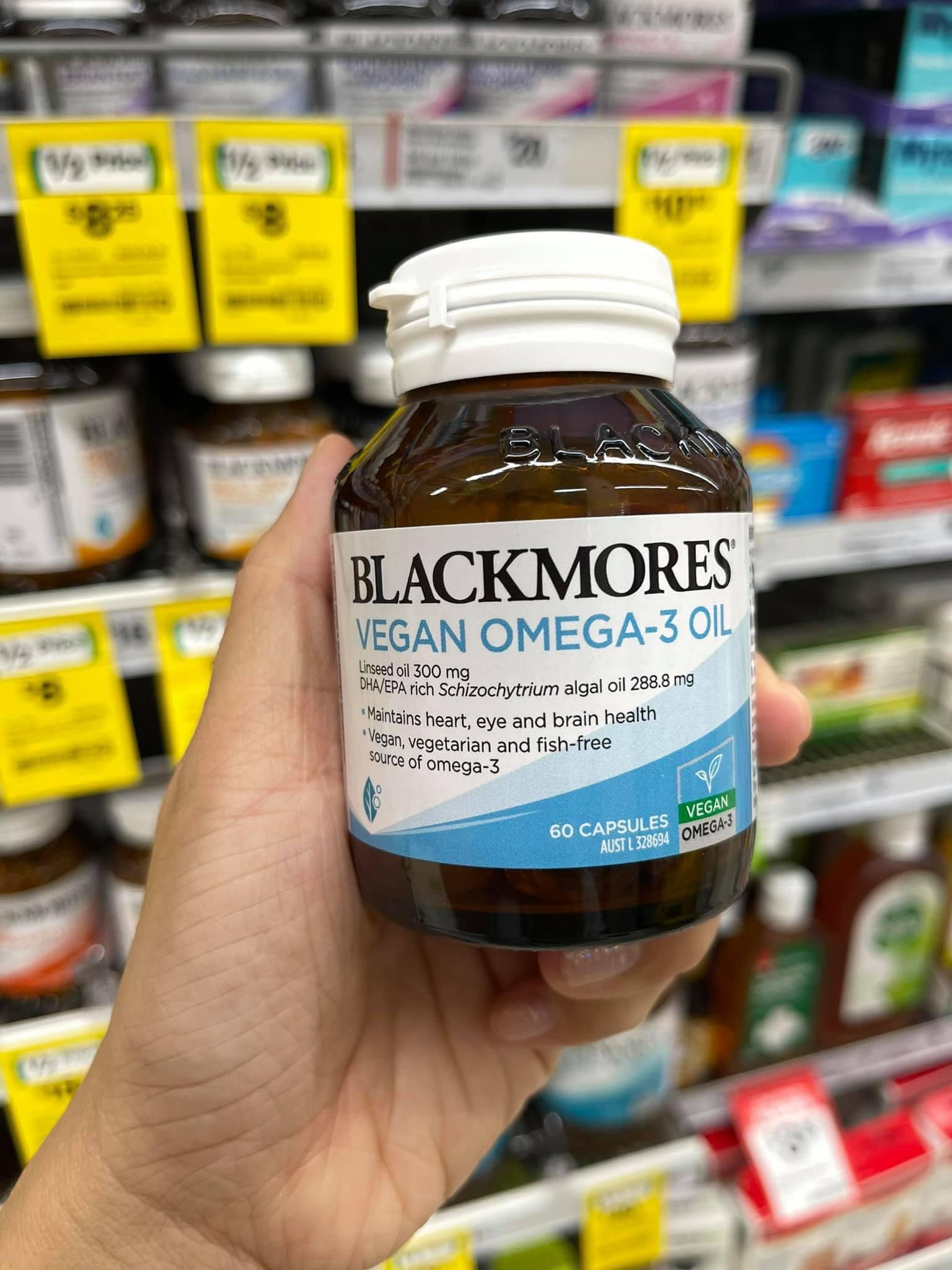 Blackmores Vegan Omega 3 oil