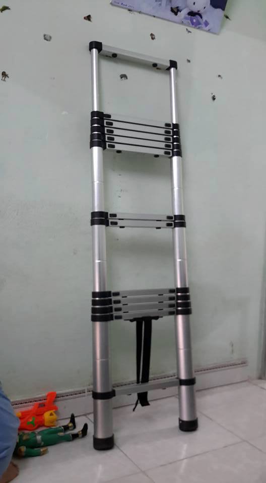 Thang nhôm đơn rút 3.8m