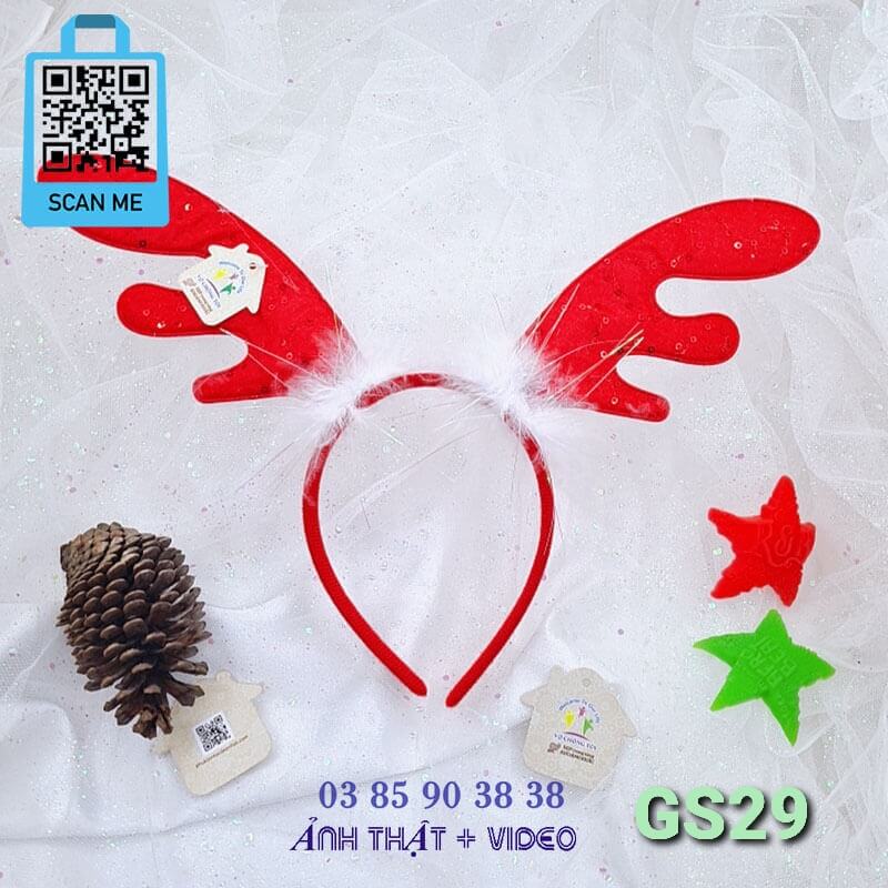 Cài tóc Noel nam nữ, băng đô Giáng Sinh trẻ em, phụ kiện tóc Merry Christmas sừng nai hươu tuần lộc lớn khổng lồ cực đẹp - thương hiệu Vợ Chồng Tôi