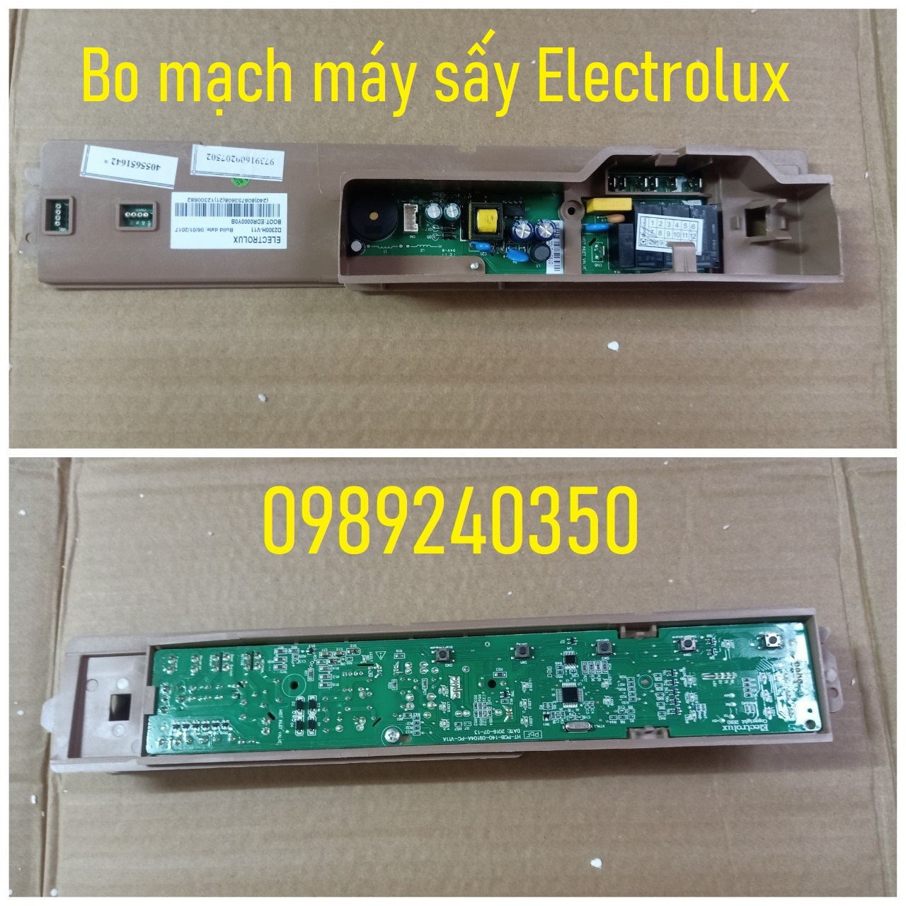 Bo mạch máy sấy electrolux edv 705, 7552, 605, 6051, 7051 mới chính hãng