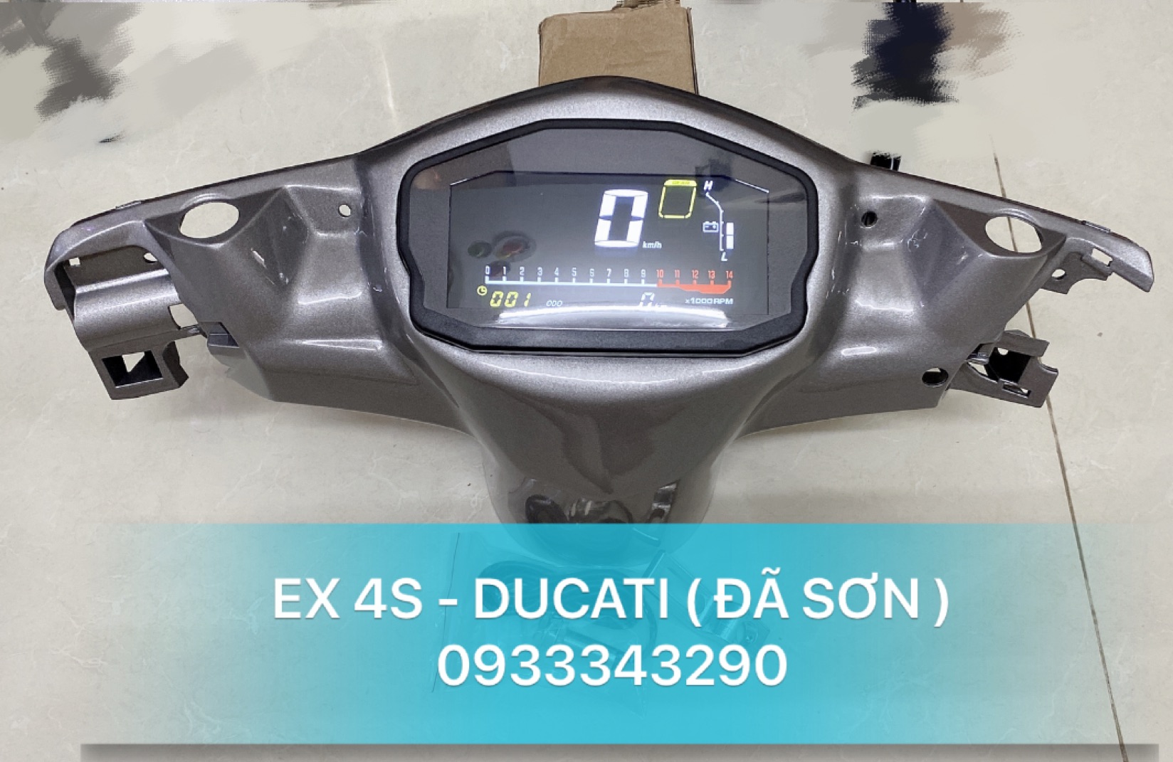 Trọn Bộ Bợ Cổ Ex 4s 2010 Chế Đồng Hồ Ducati