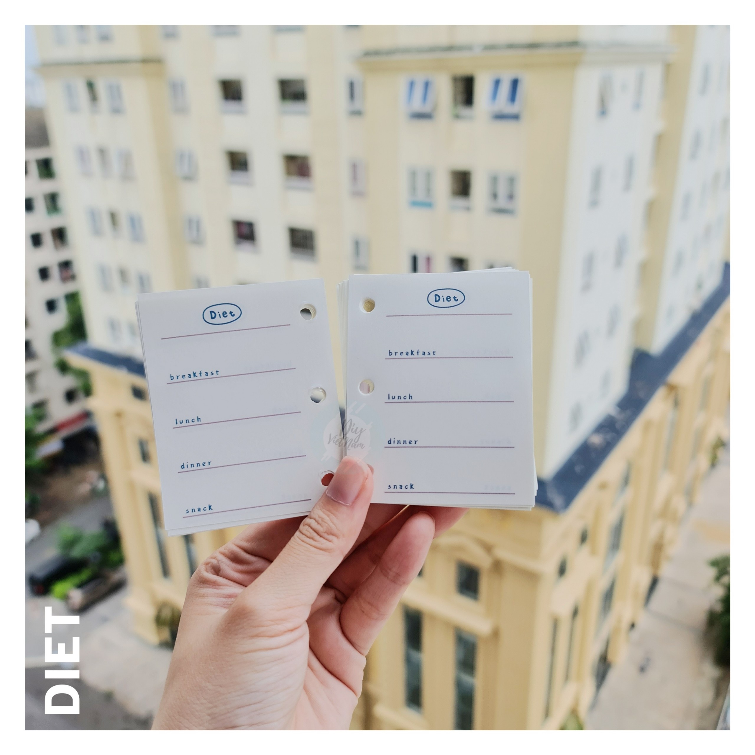 SỔ 3 CÒNG MINI NHỰA DẺO VÀ GIẤY REFILL