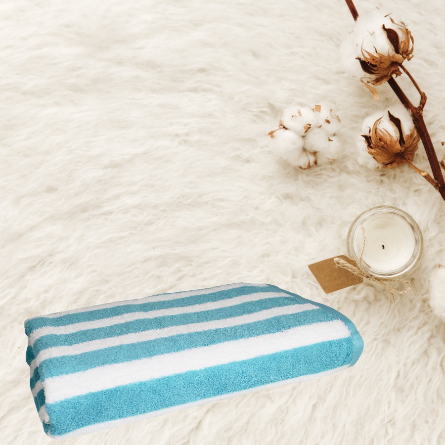 Perry Tokyo stripe cotton towel