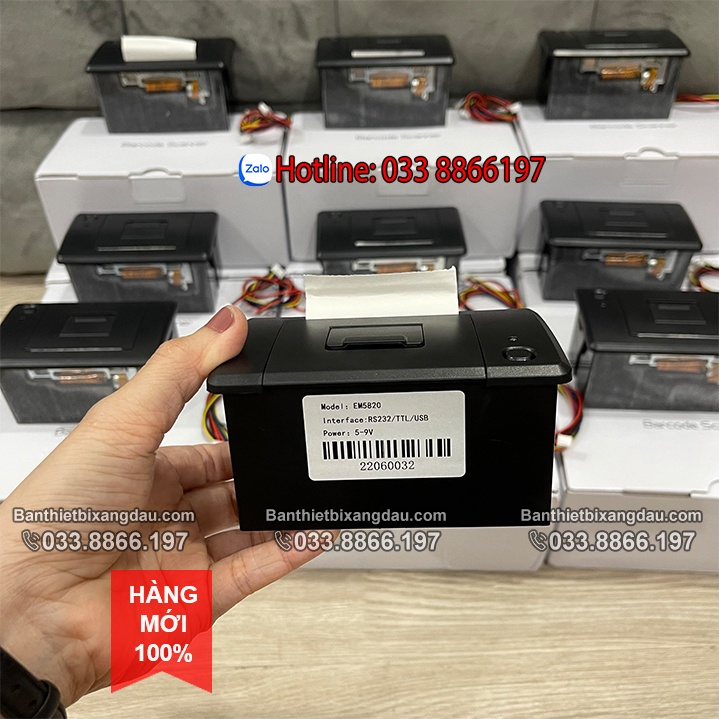 Máy in cột bơm xăng dầu cao cấp