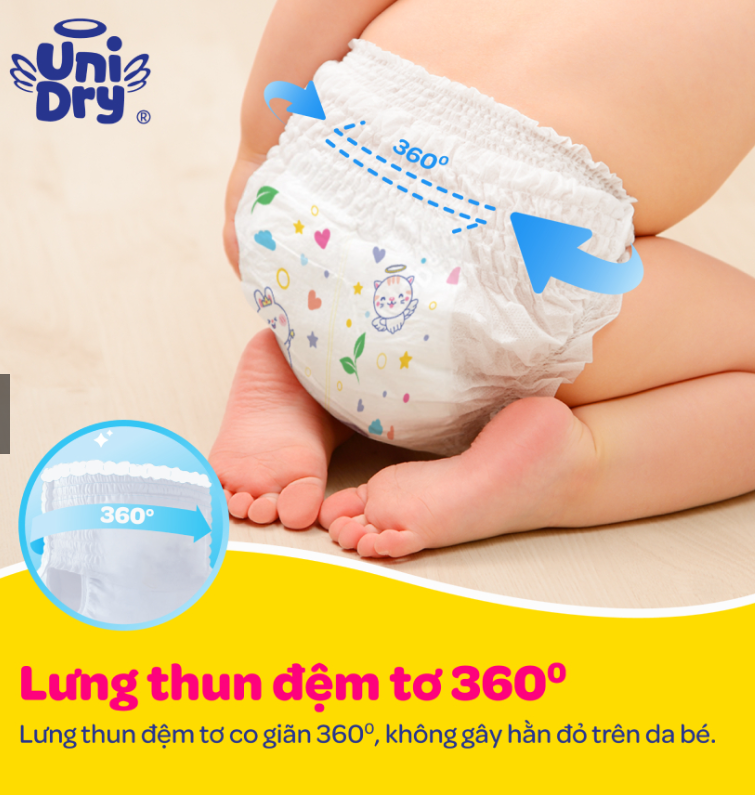 Tã dán Unidry Size XL 20 miếng