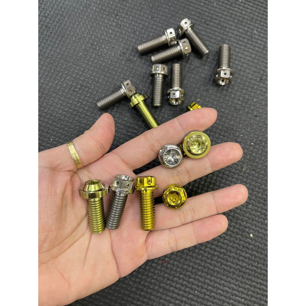 [Răng To 1.5] Ốc 10li25 m10*25 răng 1.5 bắt Bát Heo 4piston