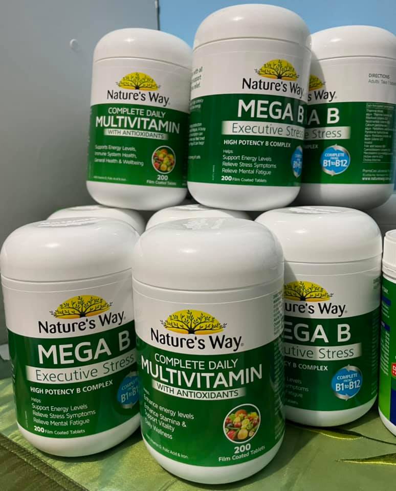 Nature's Way Mega B Executive Stress 200 Tablets
