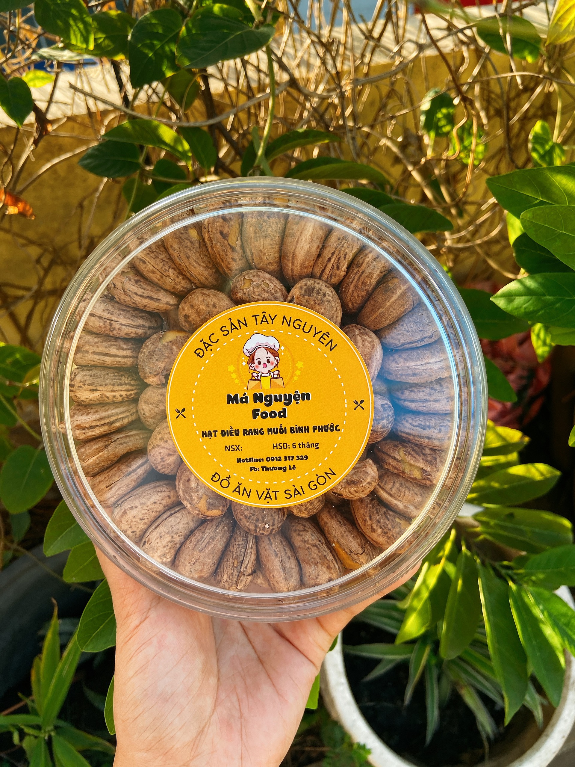 500GRAM HẠT ĐIỀU RANG MUỐI NGUYÊN LỤA BÌNH PHƯỚC
