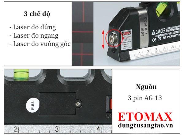 Ni vô laser đa năng LV03