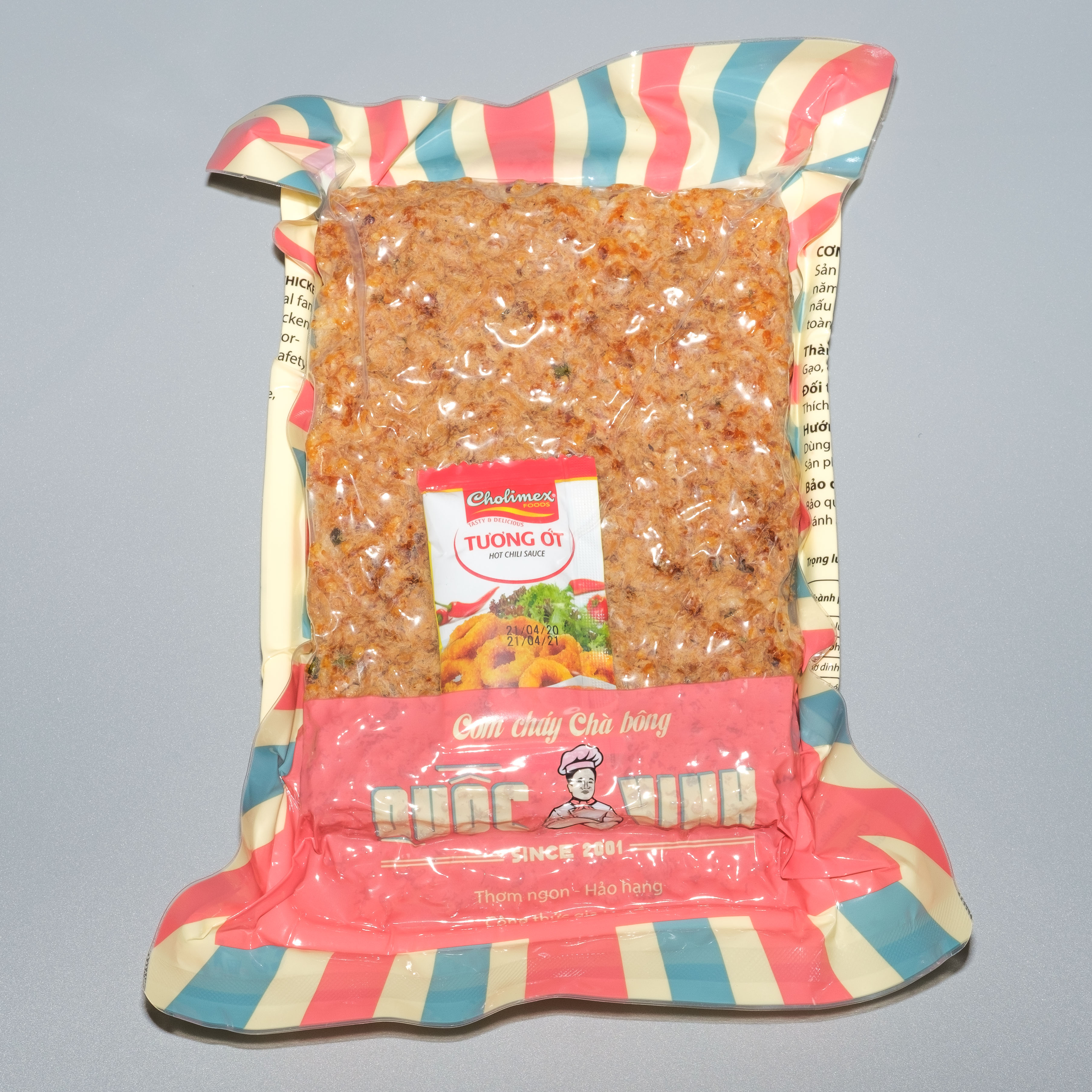 Cơm Cháy Chà Bông Không Cay [4 gói 250gr]