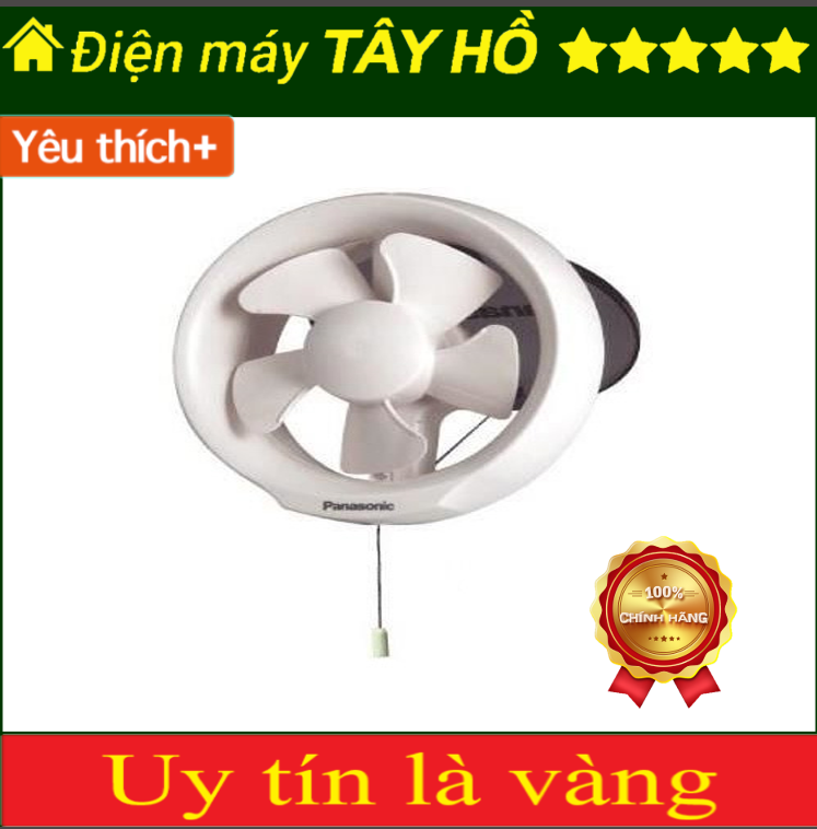 Quạt hút ốp vách kính Panasonic FV-15WU4