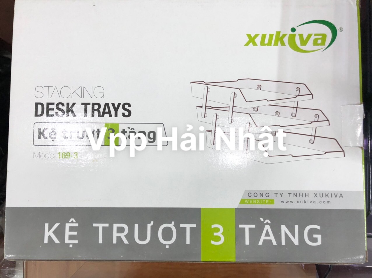 Kệ mica 3 tầng Xukiva 169-3