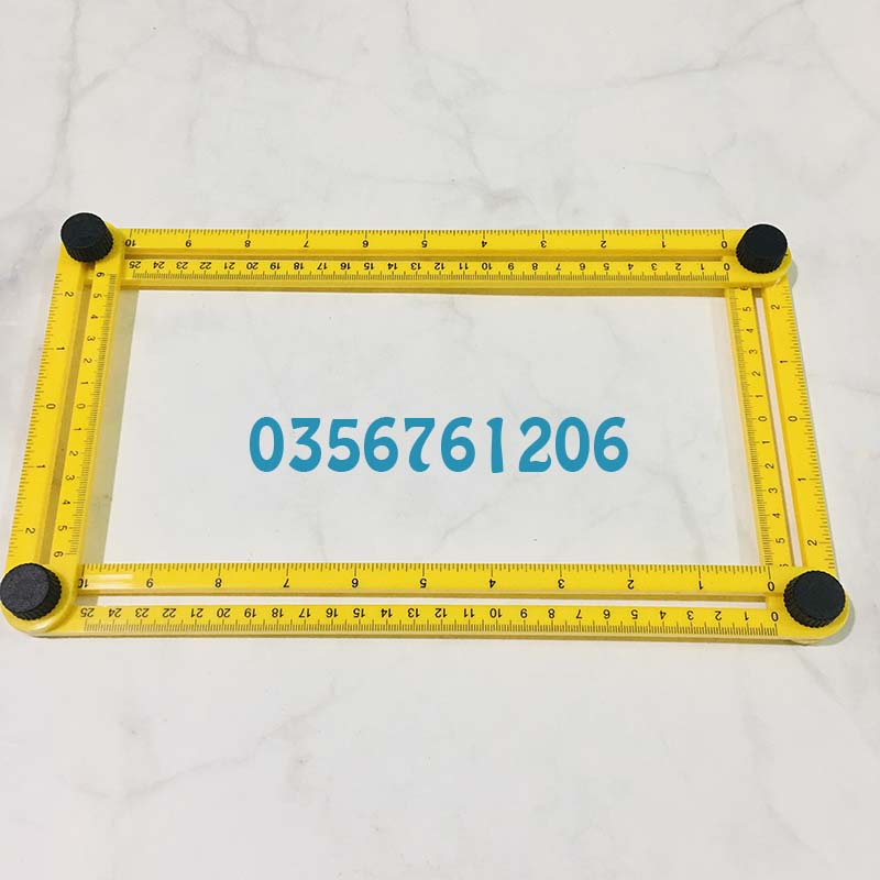Thước đo góc cạnh đa năng thước xếp thước đo 4 góc