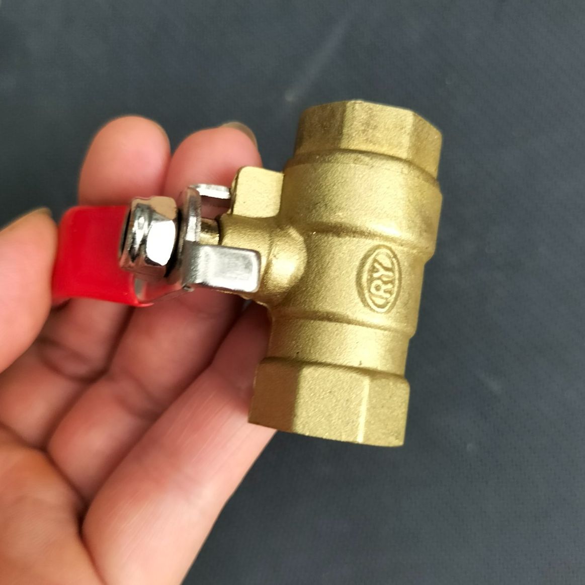 Van bi hai đầu ren trong 17mm-3/8'