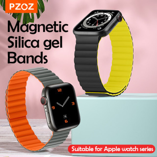 Dây Đeo Silicon Từ Tính PZOZ Cho Apple Watch Band Dây Đồng Hồ I 44Mm 40Mm thumbnail