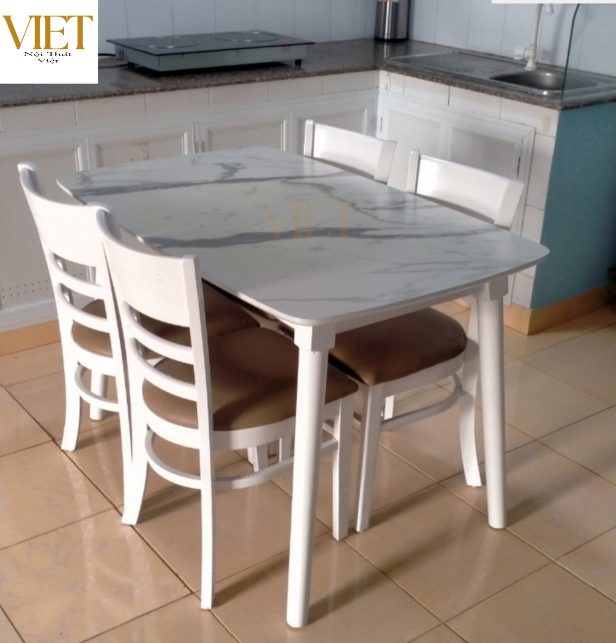 BỘ BÀN ĂN DÃ ĐÁ HIỆN ĐẠI ( 1 BÀN + 4 GHẾ )