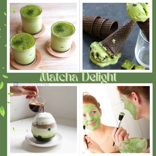 Bột Matcha Neicha Mũ Trắng 100g – Matcha Đài Loan Cao Cấp, Màu Xanh Đẹp, Thơm Nhẹ, Pha Chế & Làm Bánh