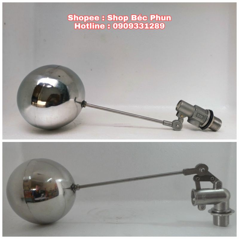 Phao cơ inox phi 21 27 34