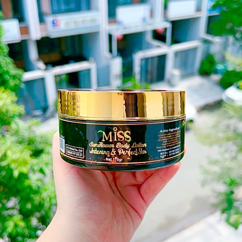 Kem Body Miss Thái Lan Dưỡng Trắng, Makeup, Trẻ Hóa Hủ Nhỏ 170g