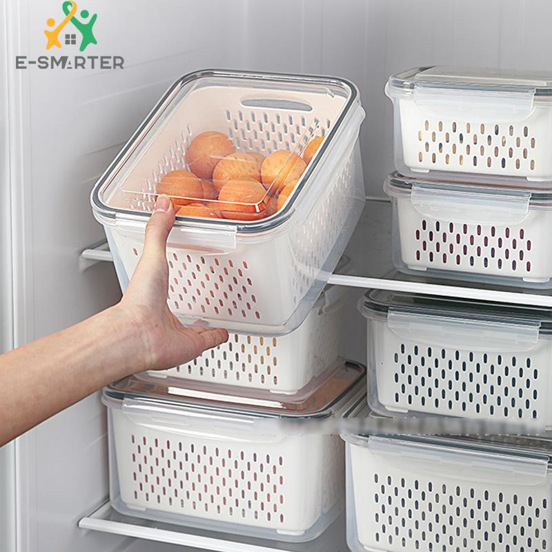INSOUND Fridge Produce Saver Food Storage Bin Container Stackable