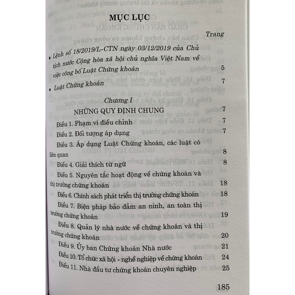 Luật Chứng Khoán (Hiện Hành)