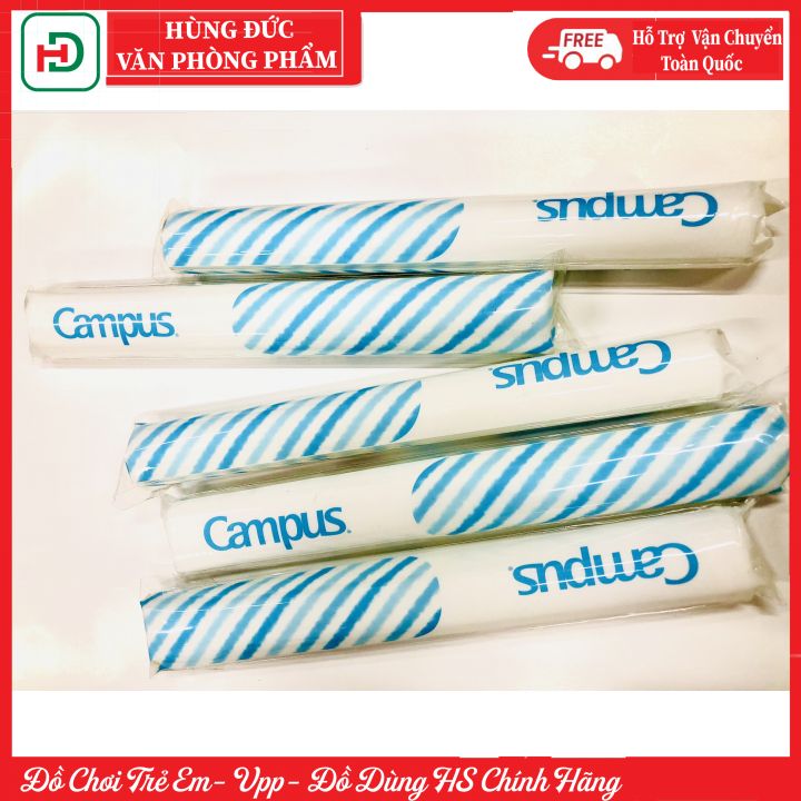Bọc Vở Cấp 2 Campus Khổ 179x252mm (Khổ B5) 10 Tờ/ Cuộn